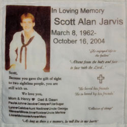 Organ and Tissue Donation, Donor Memorial Quilt (Midwest Transplant Network, Kansas and Missouri)