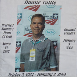 Organ and Tissue Donation, Donor Memorial Quilt (Midwest Transplant Network, Kansas and Missouri)