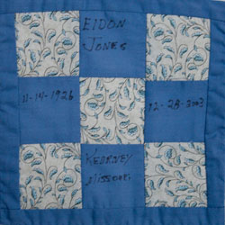 Organ and Tissue Donation, Donor Memorial Quilt (Midwest Transplant Network, Kansas and Missouri)
