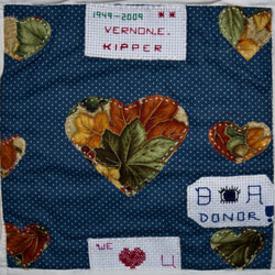 Organ and Tissue Donation, Donor Memorial Quilt (Midwest Transplant Network, Kansas and Missouri)