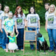 Amanda (Hux) Wright and her family after her first liver transplant.