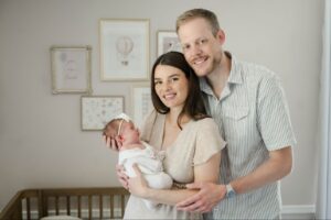 Joey & Audrey Sughroue introducing Mila.