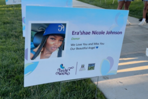 Era’shae Johnson became a Donor Hero in October 2022.