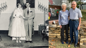 Viola Remington, donor hero and her husband Bob.
