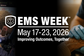 EMS Week takes place during the week of May 17-23, 2026. This year's theme is "Improving Outcomes, Together."